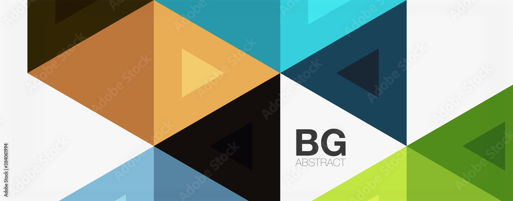 Mosaic triangle pattern abstract background for cover, banner, flyer and poster and other template Mosaic triangle pattern abstract background for cover, banner, flyer and poster and other template