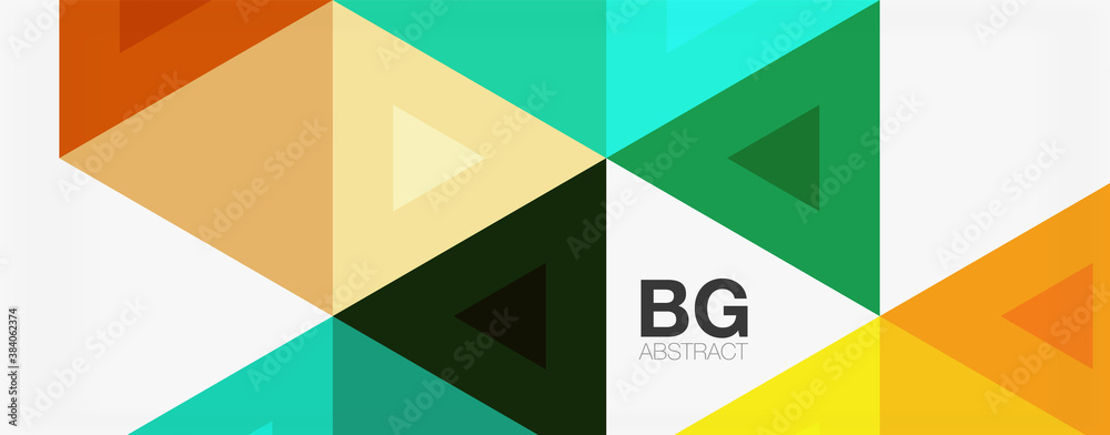 Mosaic triangle pattern abstract background for cover, banner, flyer and poster and other template Mosaic triangle pattern abstract background for cover, banner, flyer and poster and other template