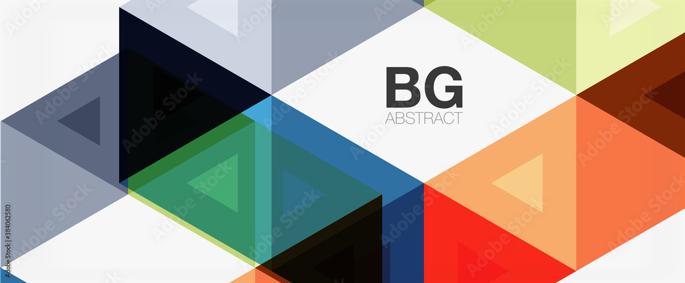 Mosaic triangle pattern abstract background for cover, banner, flyer and poster and other template Mosaic triangle pattern abstract background for cover, banner, flyer and poster and other template