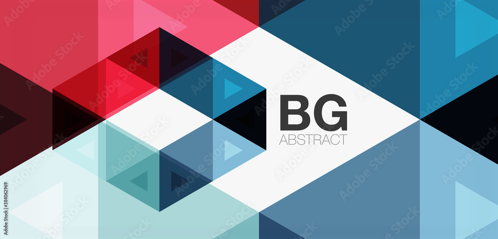 Mosaic triangle pattern abstract background for cover, banner, flyer and poster and other template Mosaic triangle pattern abstract background for cover, banner, flyer and poster and other template