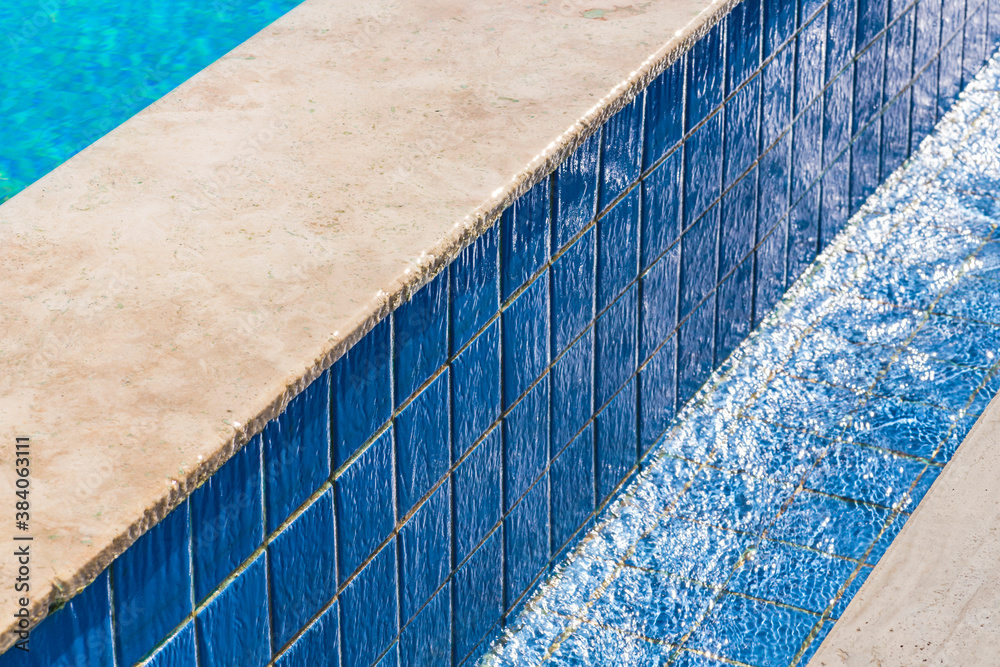 Obraz premium The hotel pool in Turkey.