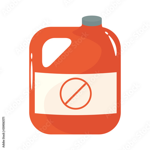 gallon of gardening product flat style icon