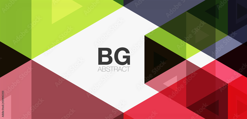 Mosaic triangle pattern abstract background for cover, banner, flyer and poster and other template Mosaic triangle pattern abstract background for cover, banner, flyer and poster and other template