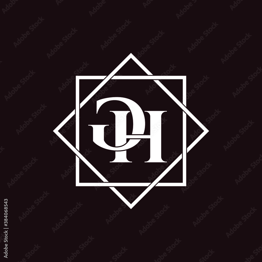 Letter GH luxury logo design vector Letter GH luxury logo design vector