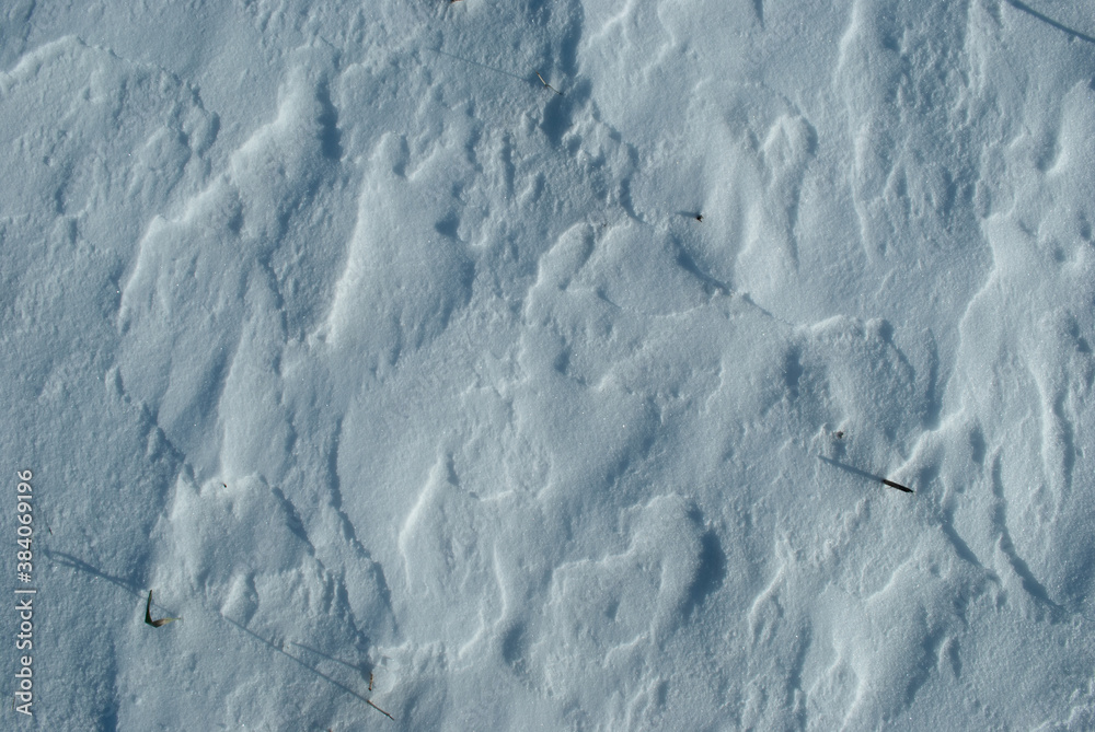 Fototapeta premium snow surface detail