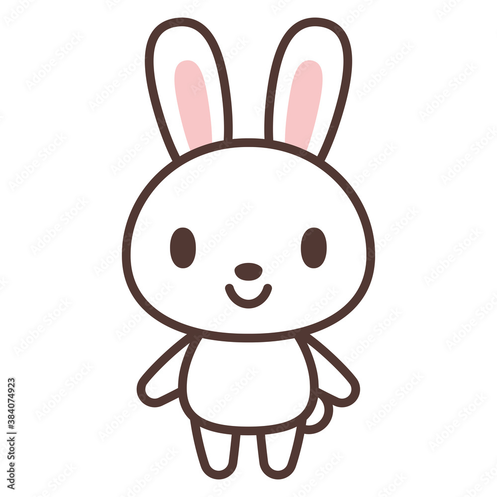 Obraz premium うさぎのかわいいキャラクター