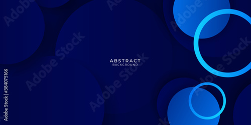 Geometric blue black abstract presentation background photo