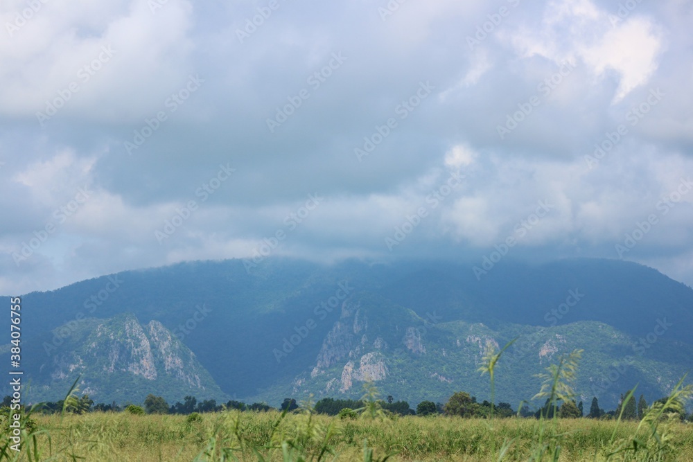 Fototapeta premium mountains and clouds