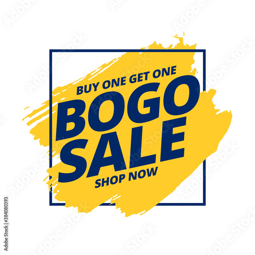 buy one get one free bogo sale background