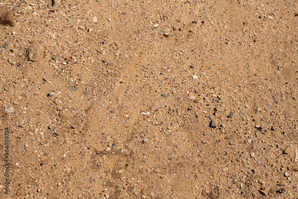 Sand and glass background. Texture ground, dirt, glass background. Sand and glass background. Texture ground, dirt, glass background.