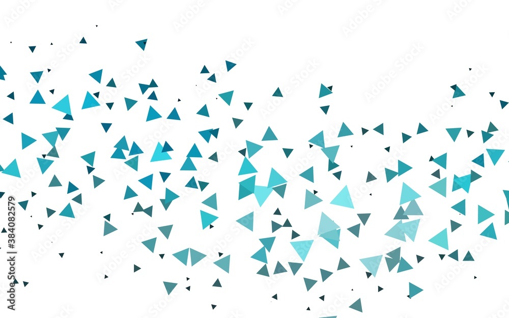 Light BLUE vector backdrop with lines, triangles. Light BLUE vector backdrop with lines, triangles.