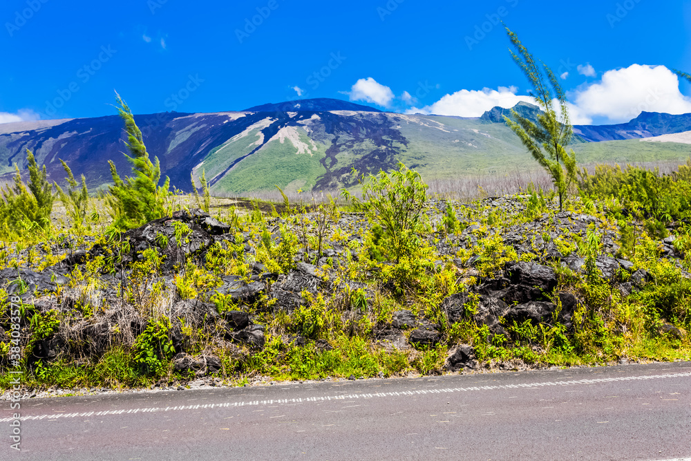 Les Rampes Du Piton De La Fournaise Vues De La Route Des Laves le De les-rampes-du-piton-de-la-fournaise-vues-de-la-route-des-laves-le-de
