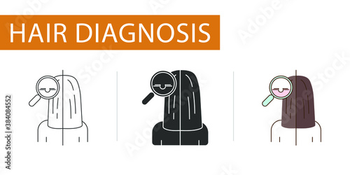 icons set, no new hairs grow