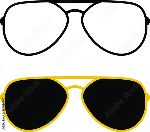 Creative design of the sunglasses in a very unique style.