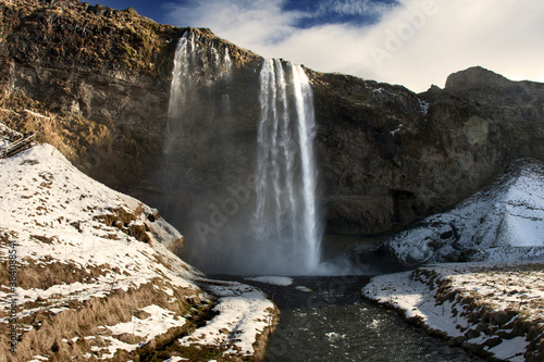 Waterfall in iceland