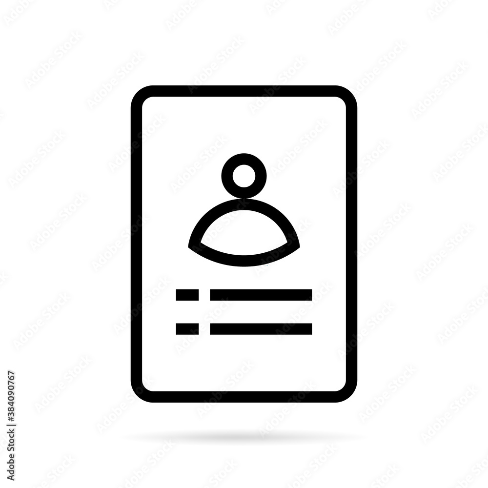 Paper sheet icon on white background. Abstract line icon style. Vector. Paper sheet icon on white background. Abstract line icon style. Vector.