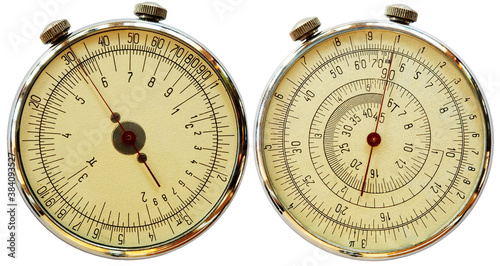 Mechanical measuriment - two sides photo