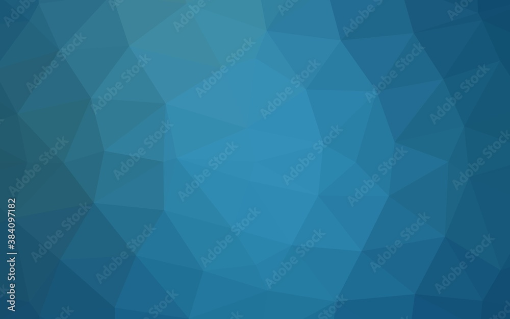 Light BLUE vector shining triangular template. Light BLUE vector shining triangular template.