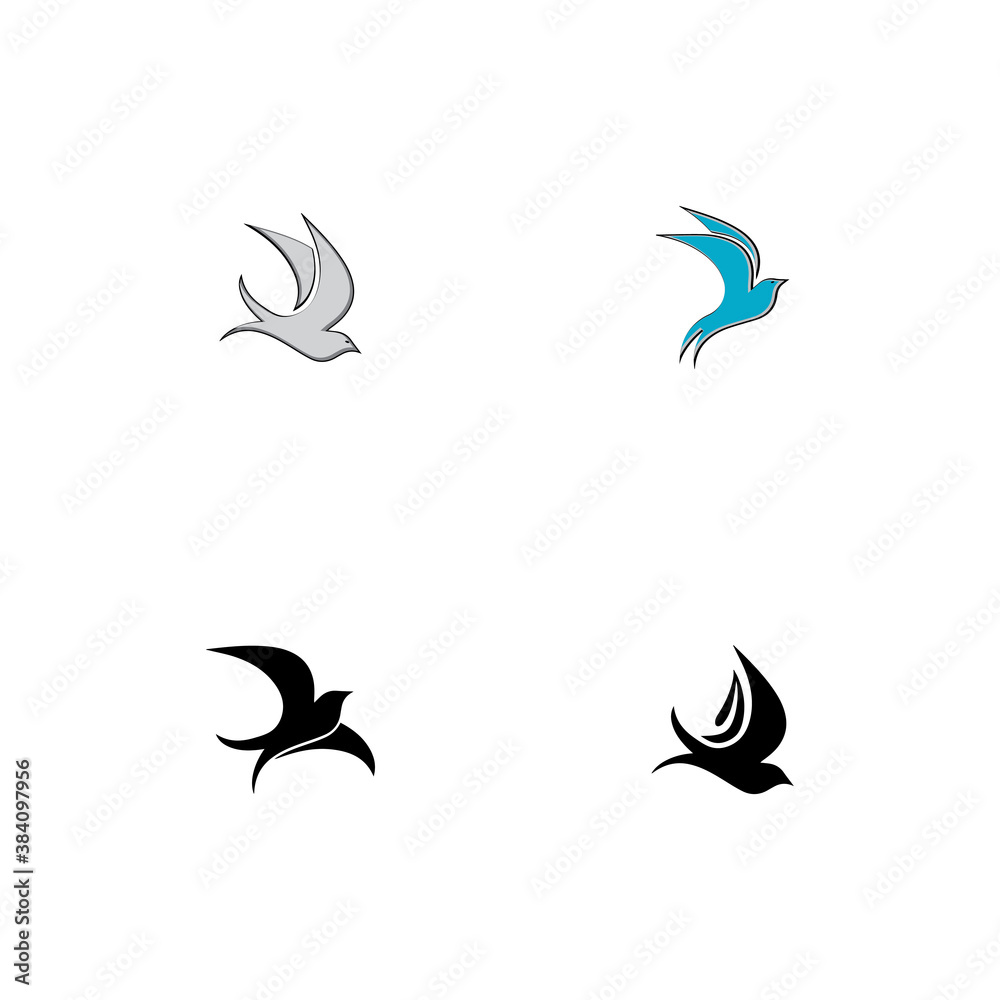 creative logo design Swallow bird logo vector template illustration creative logo design Swallow bird logo vector template illustration