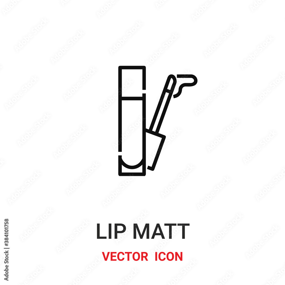 lip Matt icon vector symbol. lip Matt symbol icon vector for your design. Modern outline icon for your website and mobile app design. lip Matt icon vector symbol. lip Matt symbol icon vector for your design. Modern outline icon for your website and mobile app design.