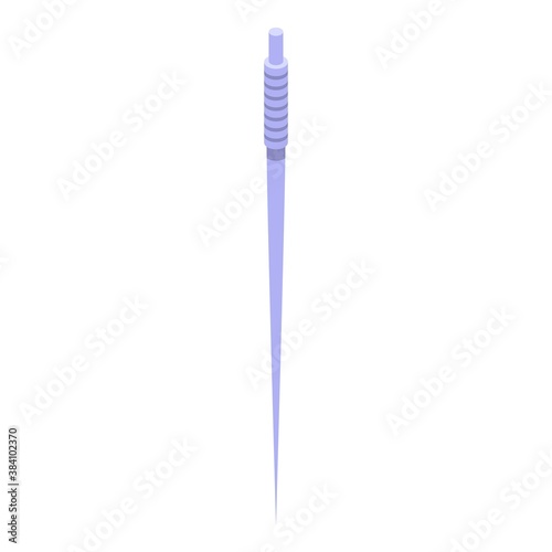 Dental toothpick icon. Isometric of dental toothpick vector icon for web design isolated on white background