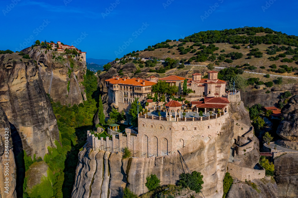 Meteora Monasteries in Greece from above | Die Meteora Klöster in Griechenland aus der Luft