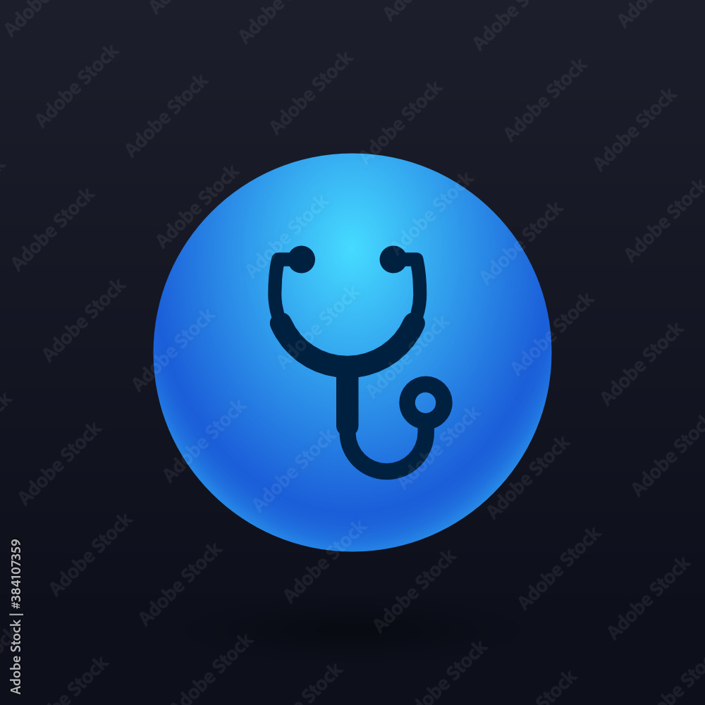 Stethoscope - Button Stethoscope - Button