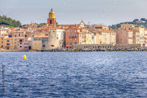 Saint Tropez, Mediterranean sea, south of France photo