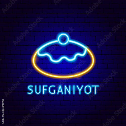 Sufganiyot Neon Label