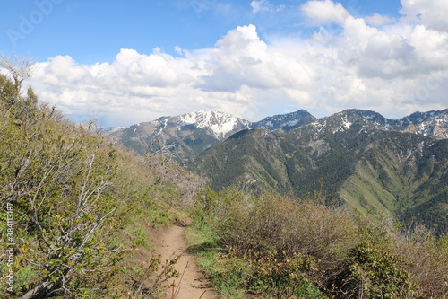 Принти на полотні Grandeur Peak hiking trail, Salt Lake City, Utah