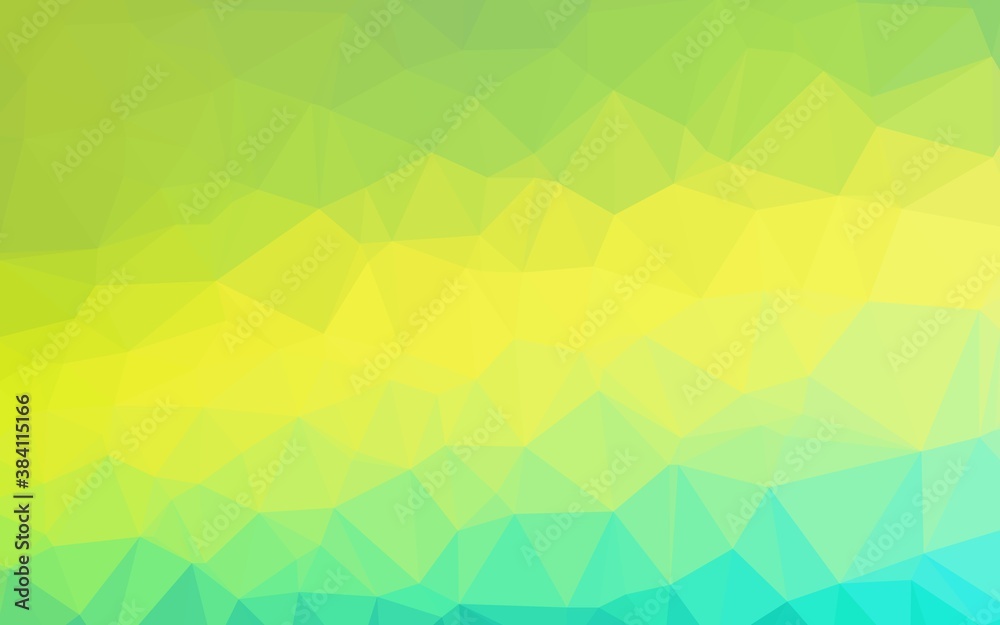 Light Blue, Yellow vector polygon abstract background. Light Blue, Yellow vector polygon abstract background.