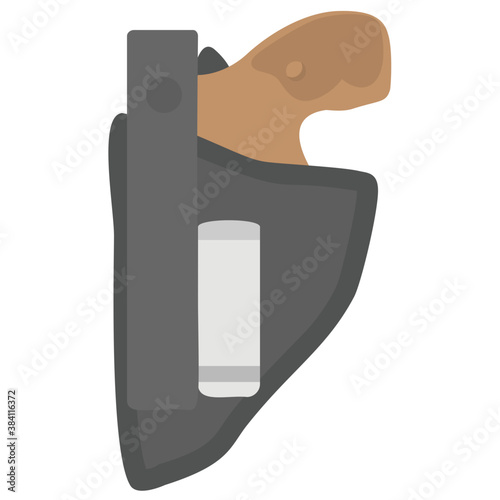 
Gun holster to carry pistol in pocket 
