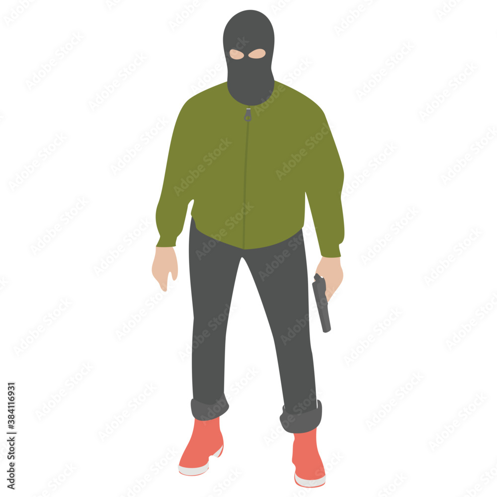A male with face mask and gun, terrorist
A male with face mask and gun, terrorist