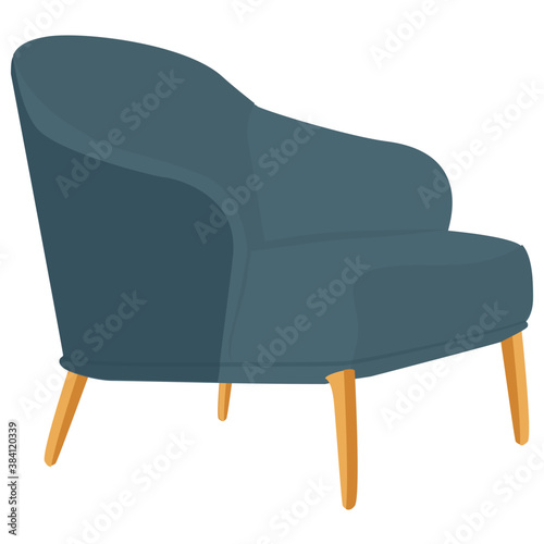 
An armchair to be placed on lounge 
