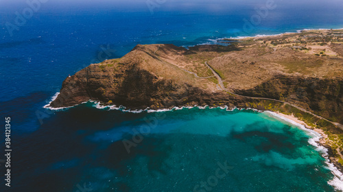  Aerial East Honolulu Coast Oahu, Hawaii