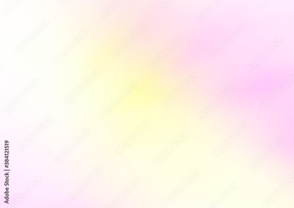 Obraz premium Light Pink, Yellow vector blurred shine abstract template.