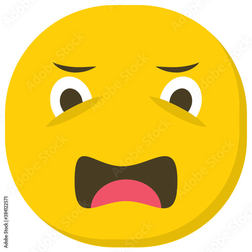 
Astonished smiley is shear surprise
