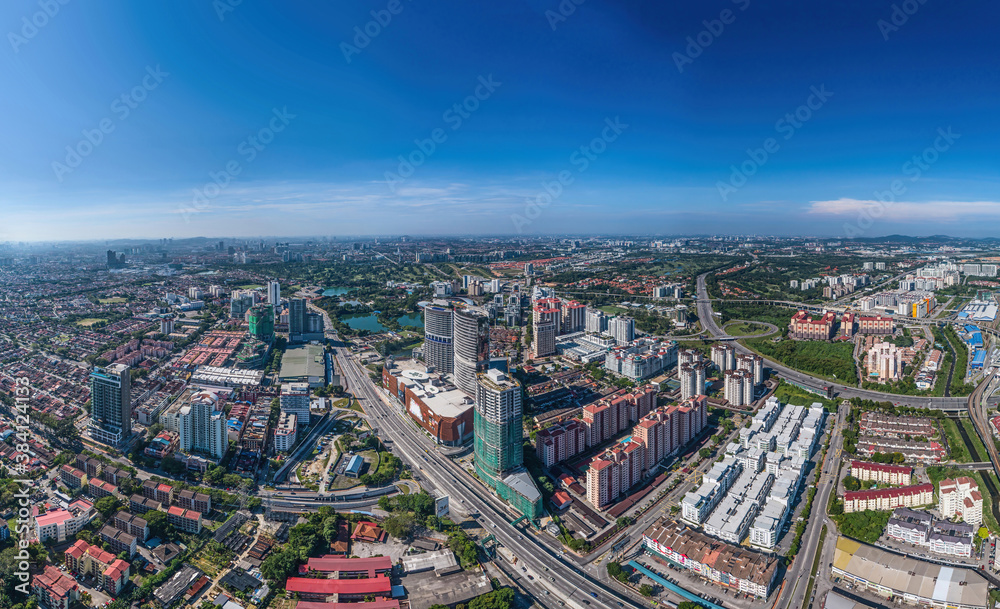 Aerial Panorama_Kuala Lumpur_Malaysia_Kelana Jaya