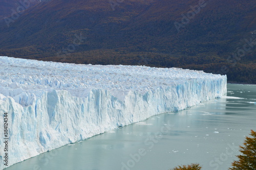 The mighty Perito Moreno Glacier in Los Glaciares National Park in Patagonia, Chile