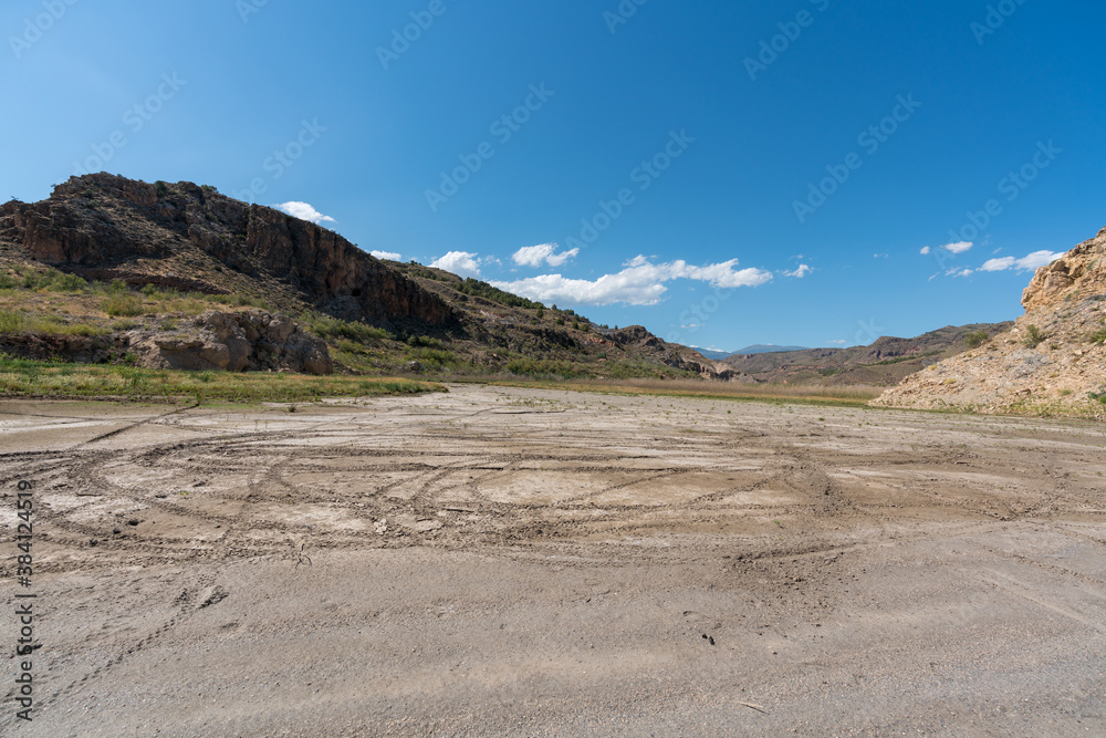 Mountainous landscape in southern Spain