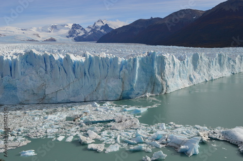 The mighty Perito Moreno Glacier in Los Glaciares National Park in Patagonia, Chile
