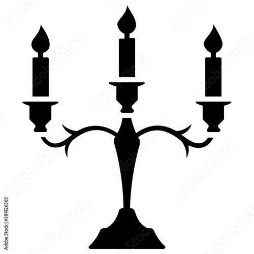 
A candle stand for home decoration 
