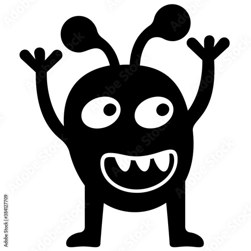 
Krumm monster having two eyes 
