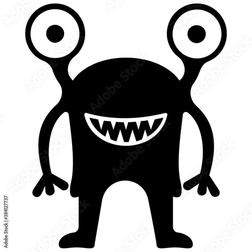 
Krumm monster having two eyes 
