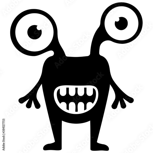 
Krumm monster having two eyes 
