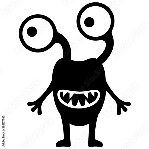 
Krumm monster having two eyes 

