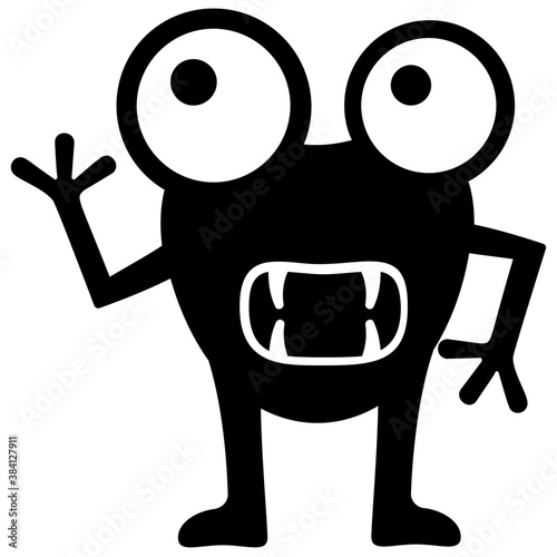
Krumm monster having two eyes 
