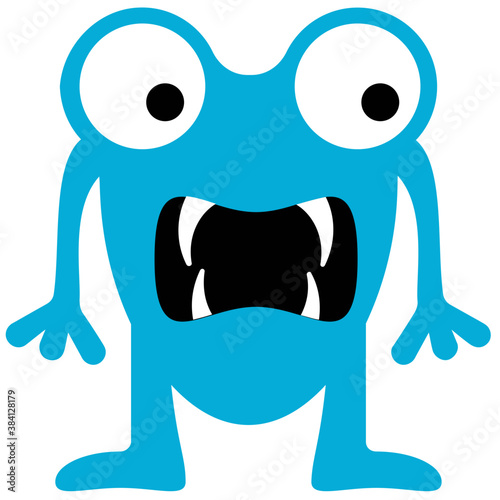 
Krumm monster having two eyes 
