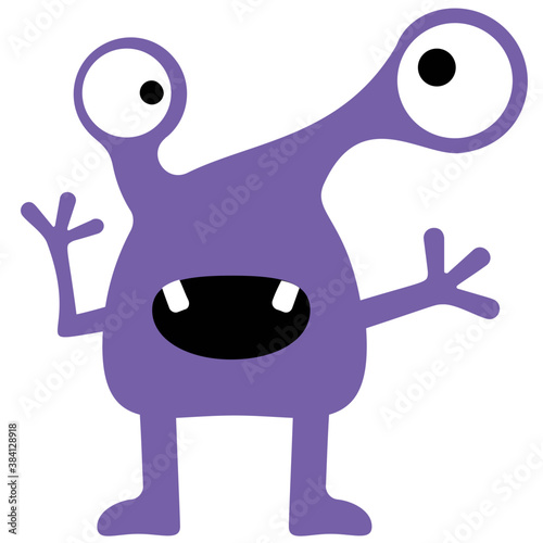 
Krumm monster having two eyes 
