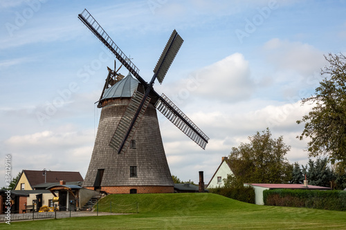 Holländer Windmühle in Straupitz, Spreewald photo